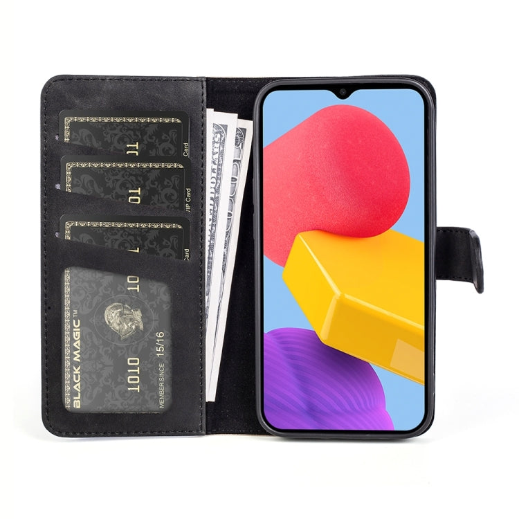 For Samsung Galaxy M13 4G Stitching Horizontal Flip Leather Phone Case