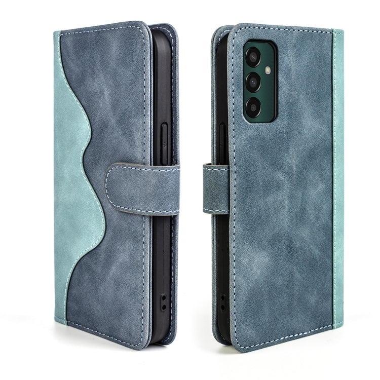 For Samsung Galaxy M13 4G Stitching Horizontal Flip Leather Phone Case