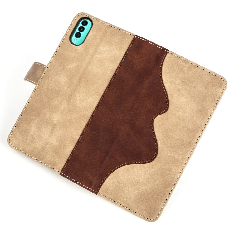 For Wiko T50 Stitching Horizontal Flip Leather Phone Case