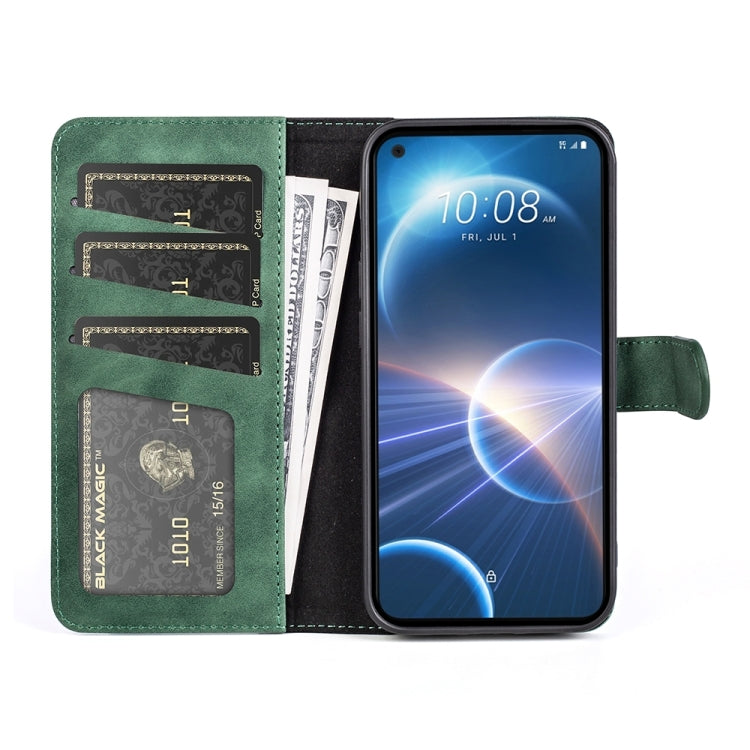 For HTC Desire 22 Pro Stitching Horizontal Flip Leather Phone Case