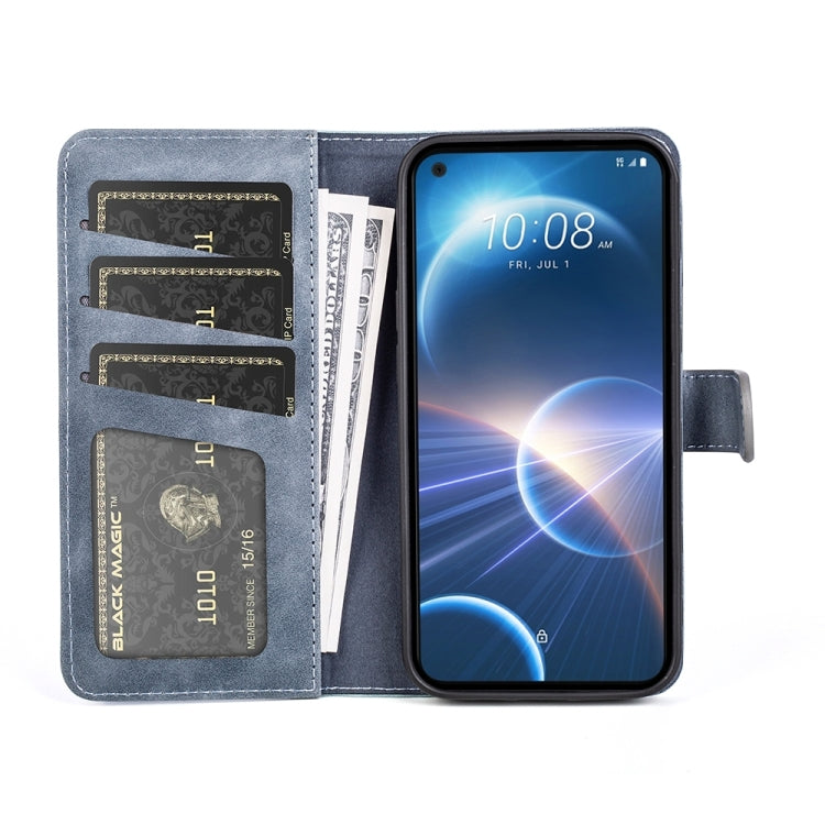 For HTC Desire 22 Pro Stitching Horizontal Flip Leather Phone Case