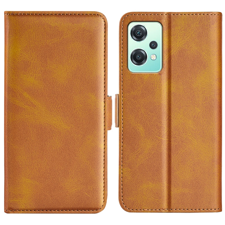 For OnePlus Nord CE 2 Lite Dual-side Magnetic Buckle Horizontal Flip Leather Phone Case