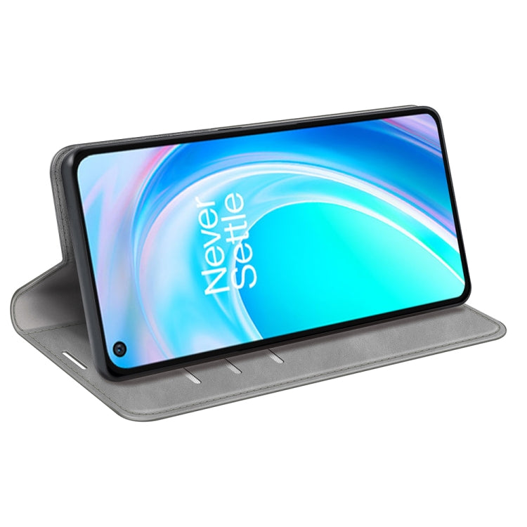 For OnePlus Nord CE 2 Lite Retro-skin Magnetic Suction Leather Phone Case