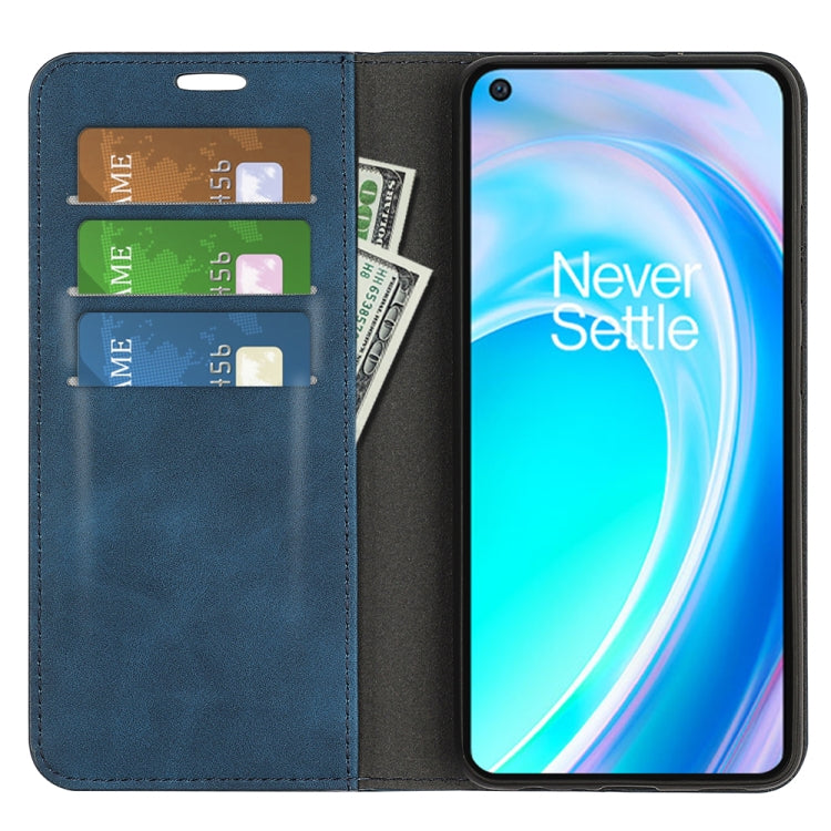 For OnePlus Nord CE 2 Lite Retro-skin Magnetic Suction Leather Phone Case