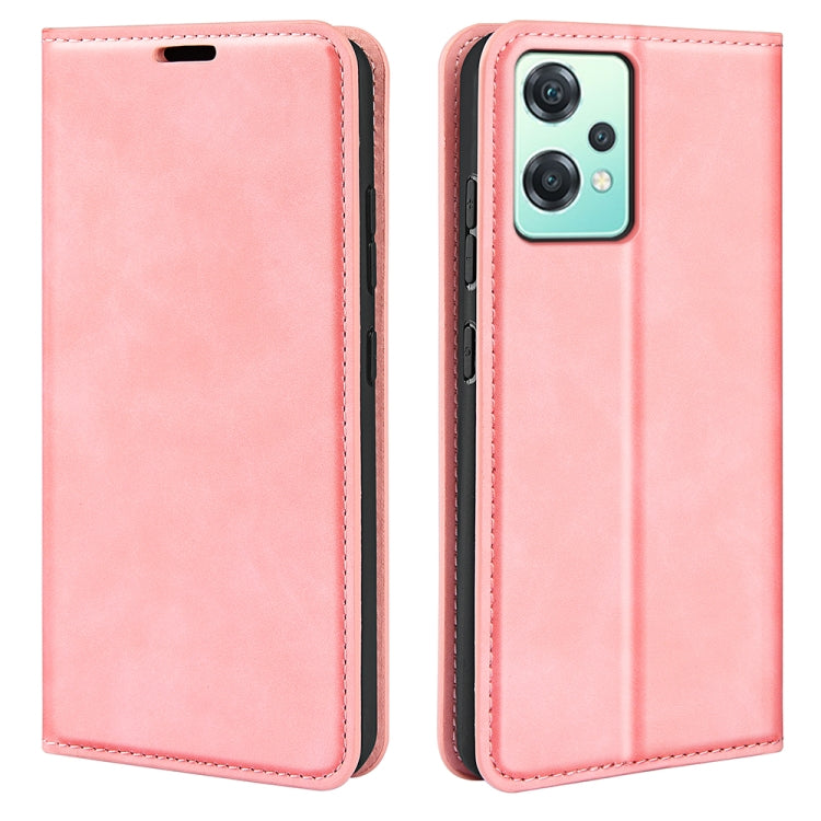 For OnePlus Nord CE 2 Lite Retro-skin Magnetic Suction Leather Phone Case