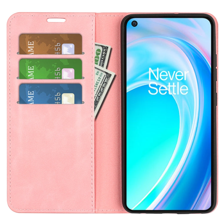 For OnePlus Nord CE 2 Lite Retro-skin Magnetic Suction Leather Phone Case