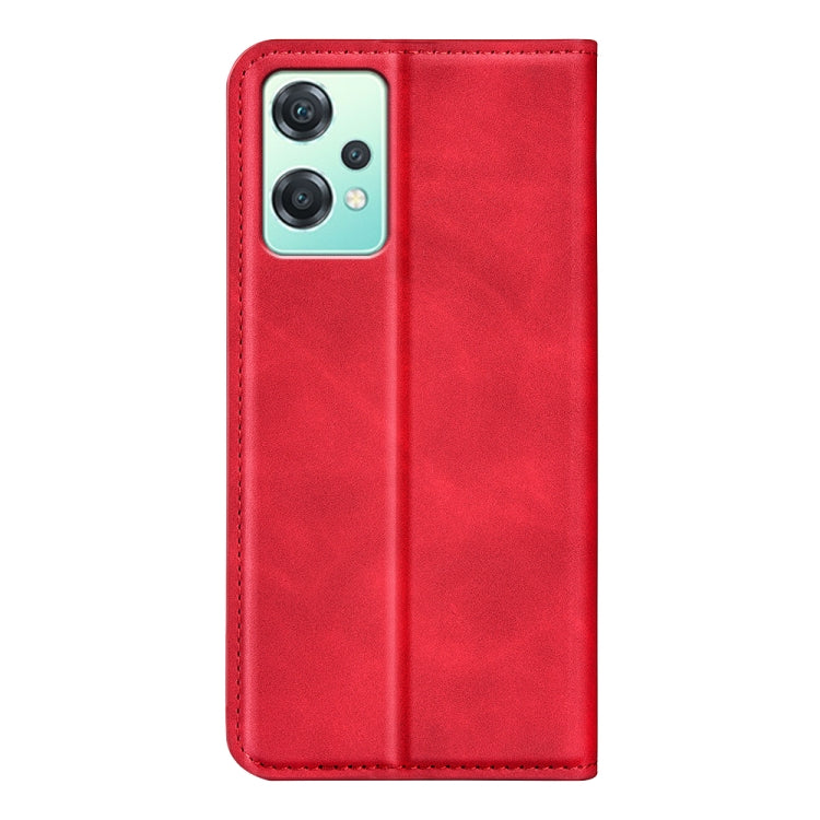 For OnePlus Nord CE 2 Lite Retro-skin Magnetic Suction Leather Phone Case
