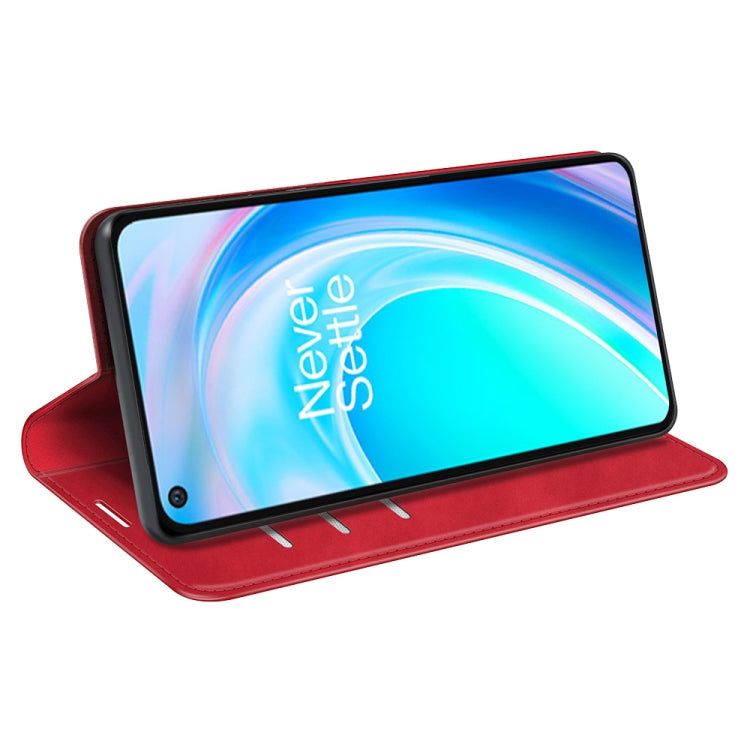 For OnePlus Nord CE 2 Lite Retro-skin Magnetic Suction Leather Phone Case