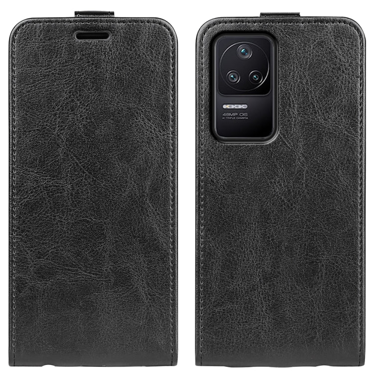 For Xiaomi Redmi K40S R64 Texture Vertical Flip Leather Phone Case