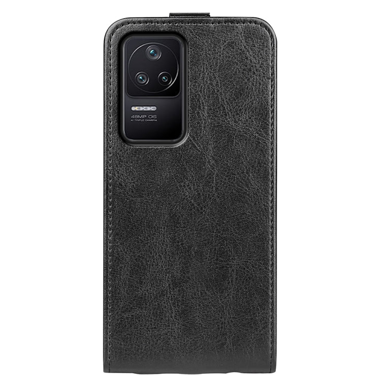 For Xiaomi Redmi K40S R64 Texture Vertical Flip Leather Phone Case