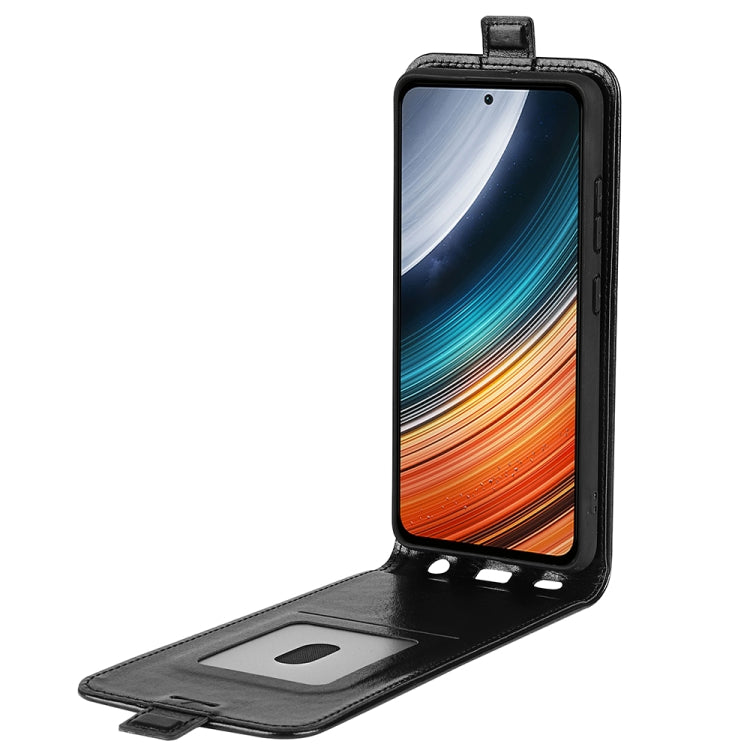 For Xiaomi Redmi K40S R64 Texture Vertical Flip Leather Phone Case