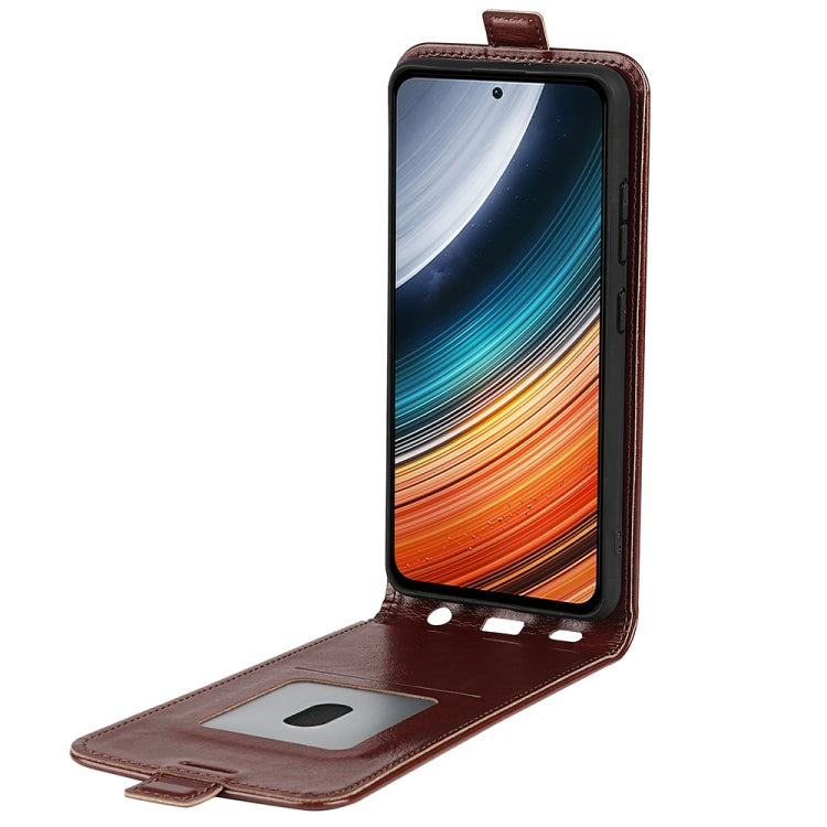 For Xiaomi Redmi K40S R64 Texture Vertical Flip Leather Phone Case