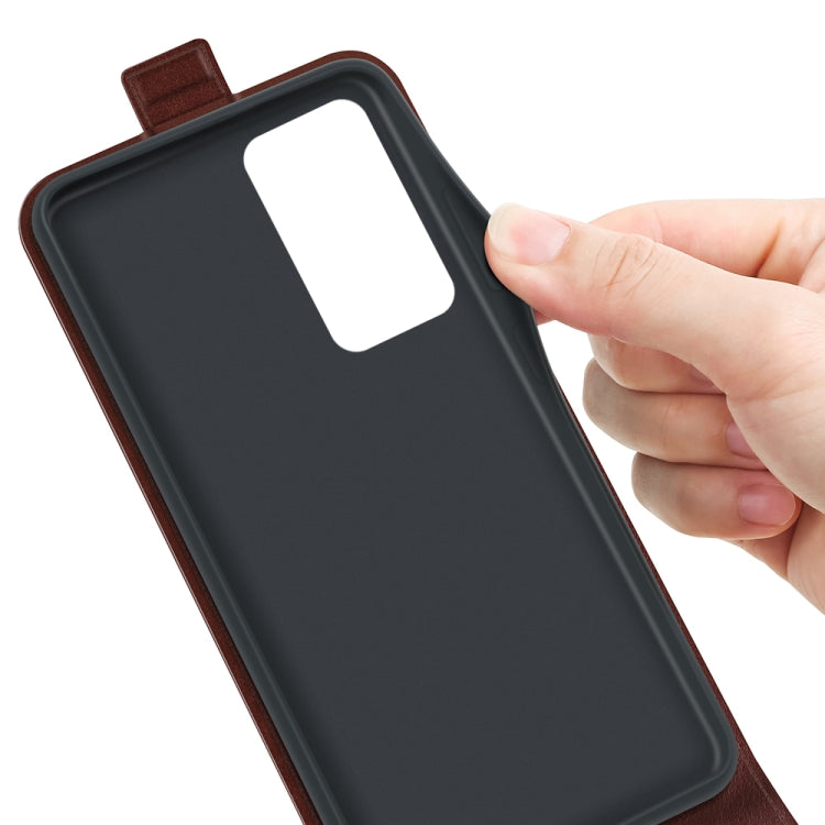 For Xiaomi Redmi K40S R64 Texture Vertical Flip Leather Phone Case