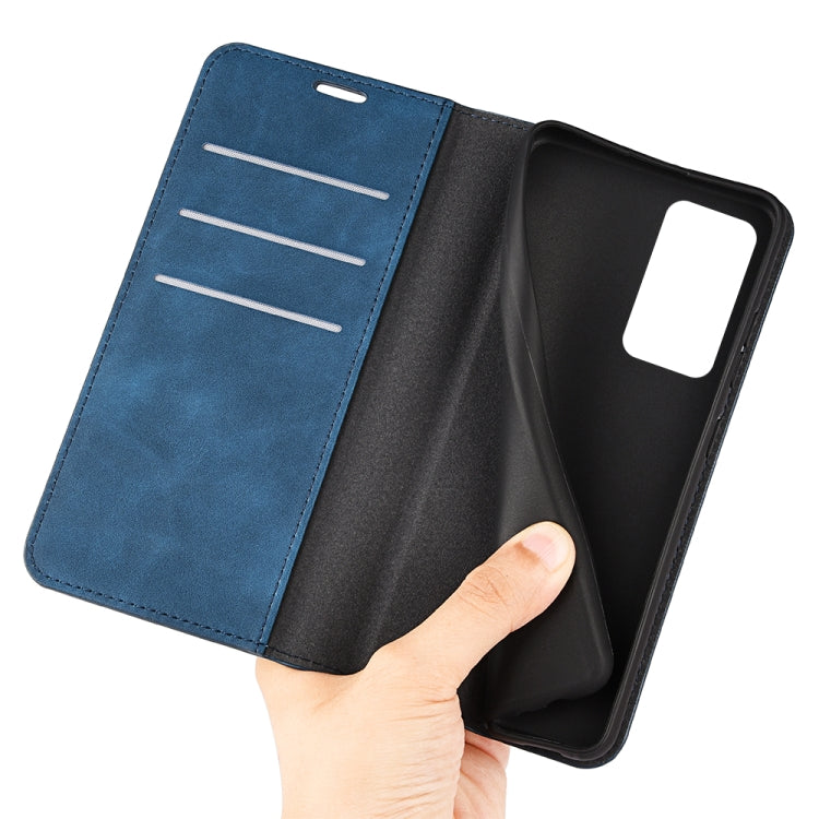 For Xiaomi Redmi K40S Retro-skin  Magnetic Suction Leather Phone Case