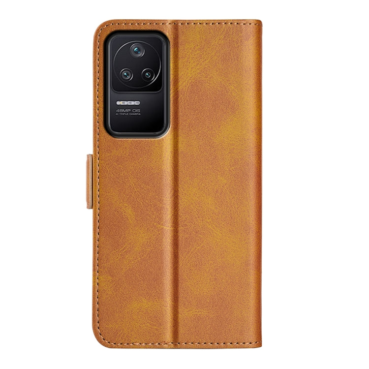 For Xiaomi Redmi K40S Dual-side Magnetic Buckle Horizontal Flip Leather Phone Case