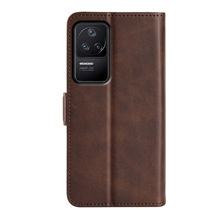 For Xiaomi Redmi K40S Dual-side Magnetic Buckle Horizontal Flip Leather Phone Case
