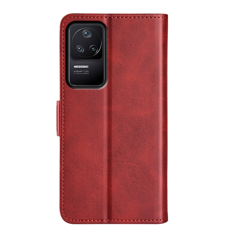For Xiaomi Redmi K40S Dual-side Magnetic Buckle Horizontal Flip Leather Phone Case