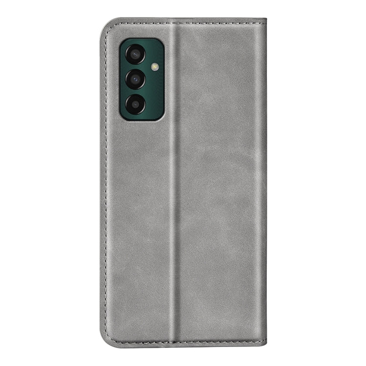 For Samsung Galaxy M13 4G Retro-skin  Magnetic Suction Leather Phone Case