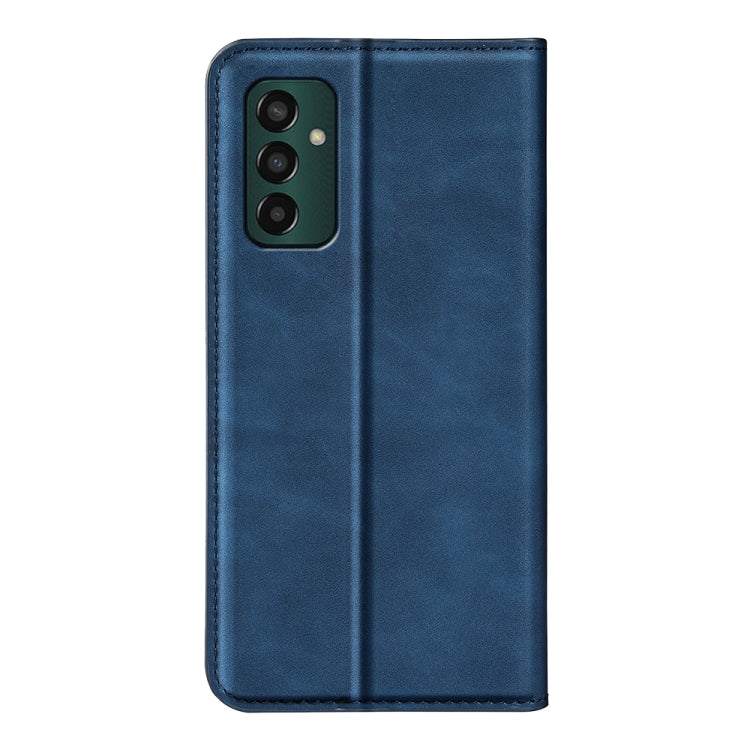 For Samsung Galaxy M13 4G Retro-skin  Magnetic Suction Leather Phone Case
