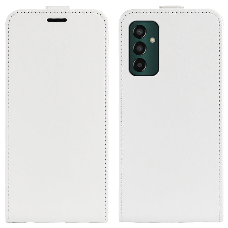 For Samsung Galaxy M13 4G R64 Texture Single Vertical Flip Leather Phone Case