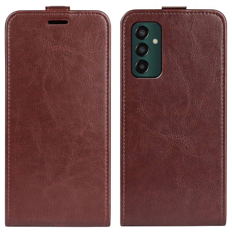 For Samsung Galaxy M13 4G R64 Texture Single Vertical Flip Leather Phone Case