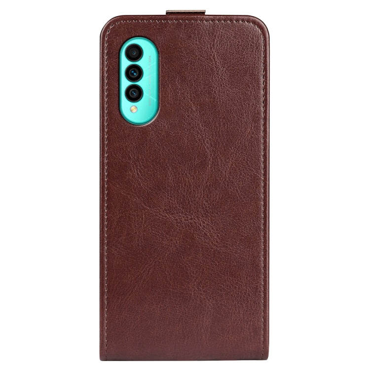 For Wiko T50 R64 Texture Vertical Flip Leather Phone Case