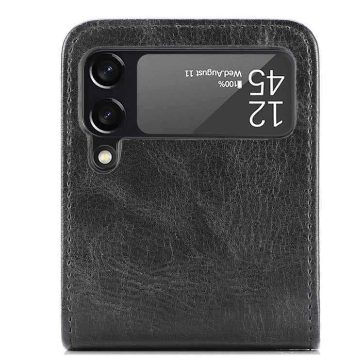 For Samsung Galaxy Z Flip4 5G Multi-card Photo Frame Folding Leather Phone Case