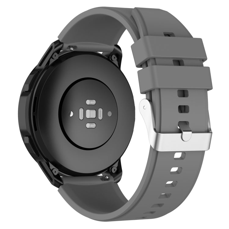 Protruding Head Silicone Strap Silver Buckle For Samsung Galaxy Gear S3 Classic 22mm