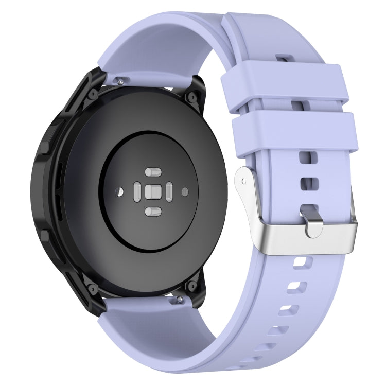 Protruding Head Silicone Strap Silver Buckle For Samsung Galaxy Gear S3 Frontier 22mm