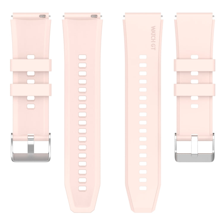 Protruding Head Silicone Strap Silver Buckle For Samsung Galaxy Gear S3 Frontier 22mm