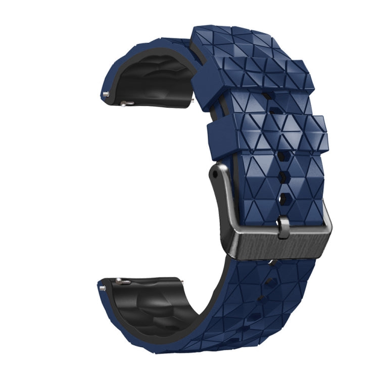 For Huawei Watch GT 2E 22mm Football Pattern Two-Color Silicone Strap