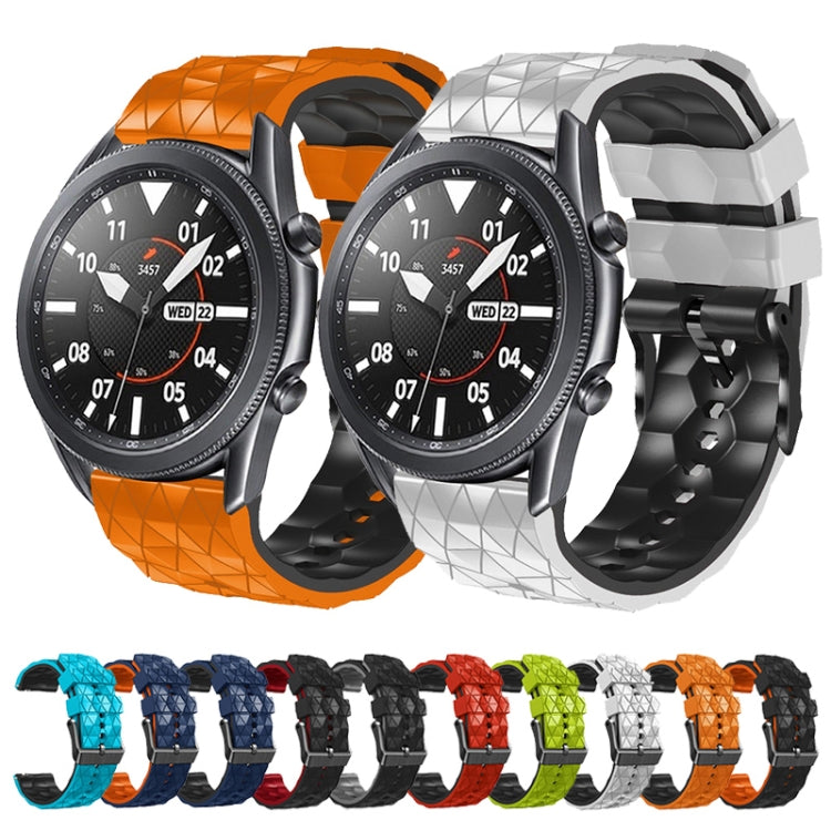 For Honor Magic Watch 2 46mm 22mm Football Pattern Two-Color Silicone Strap