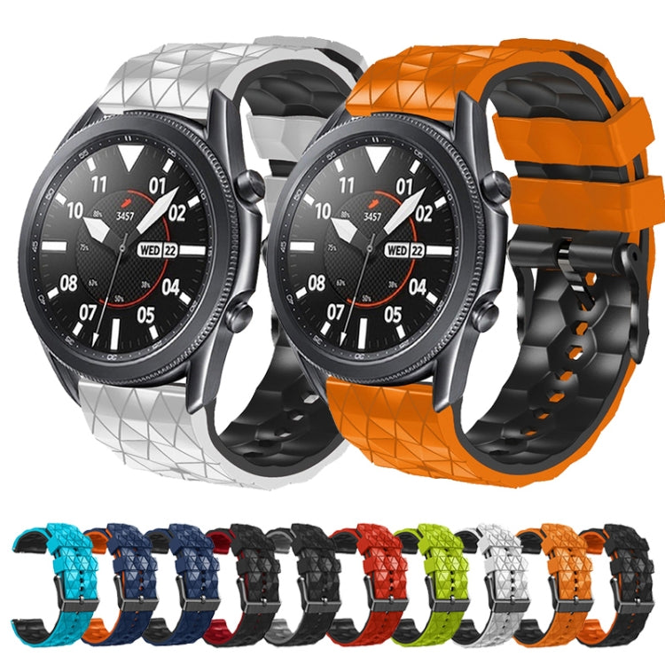 For Honor Watch Dream 22mm Football Pattern Two-Color Silicone Strap