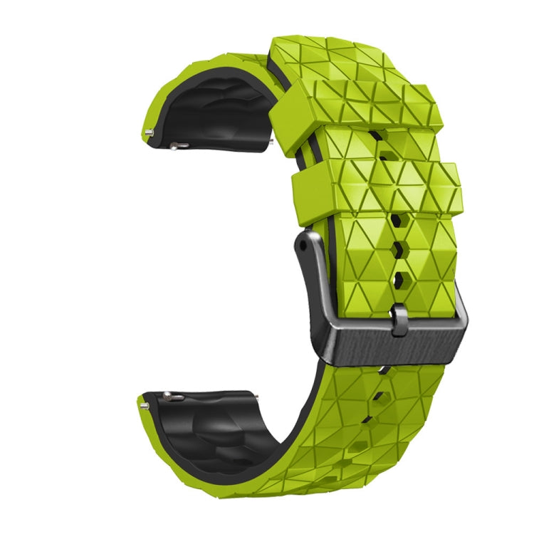 For Amazfit GTR 3 22mm Football Pattern Two-Color Silicone Strap