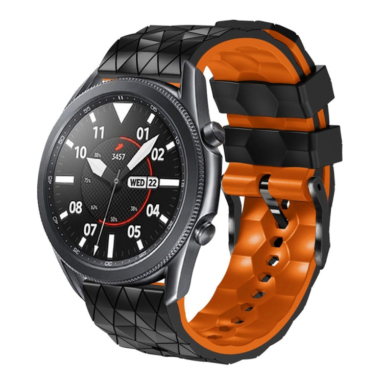 For Xiaomi Watch Sport 22mm Football Pattern Two-Color Silicone Strap