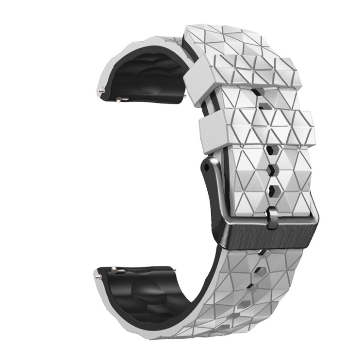 For Xiaomi Haylou GST LS09B 22mm Football Pattern Two-Color Silicone Strap