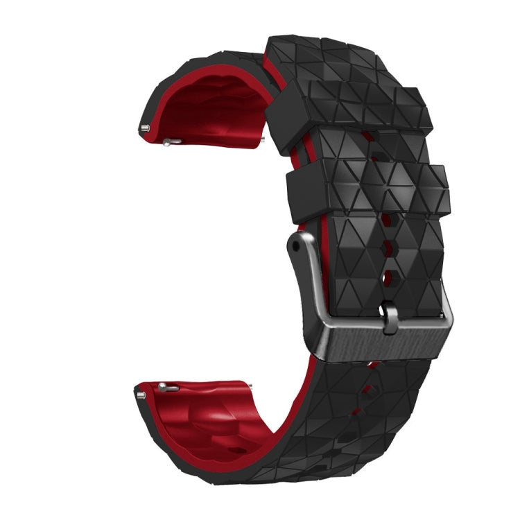 For Xiaomi Haylou GST LS09B 22mm Football Pattern Two-Color Silicone Strap