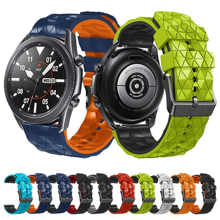 For Xiaomi Haylou RT LS05S 22mm Football Pattern Two-Color Silicone Strap