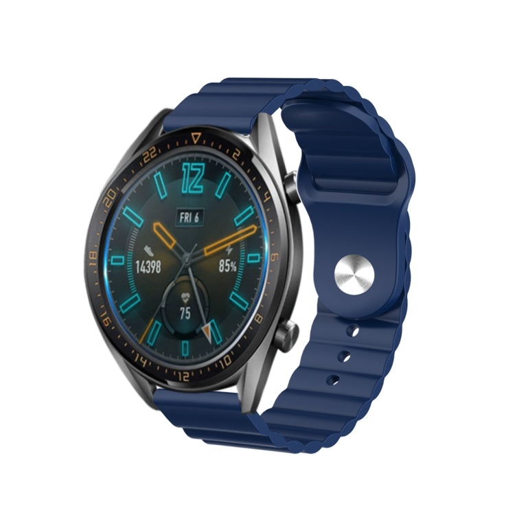 For Amazfit GTS 3 20mm Corrugated Silicone Watch Band