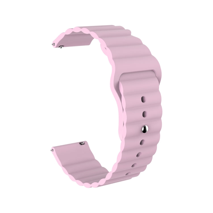For Amazfit GTS 2E 20mm Corrugated Silicone Watch Band