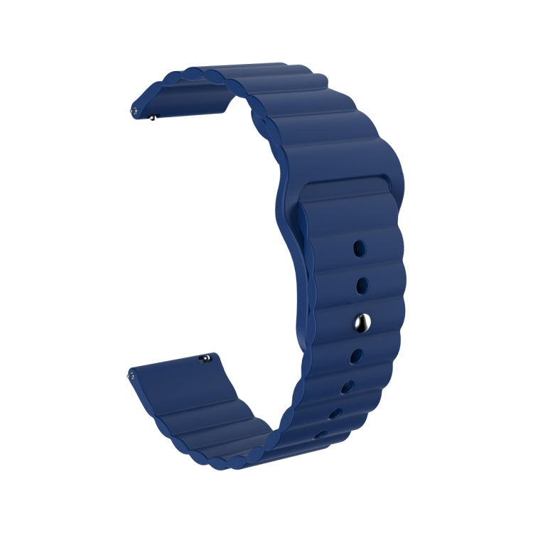 For Amazfit GTS 2 Mini 20mm Corrugated Silicone Watch Band