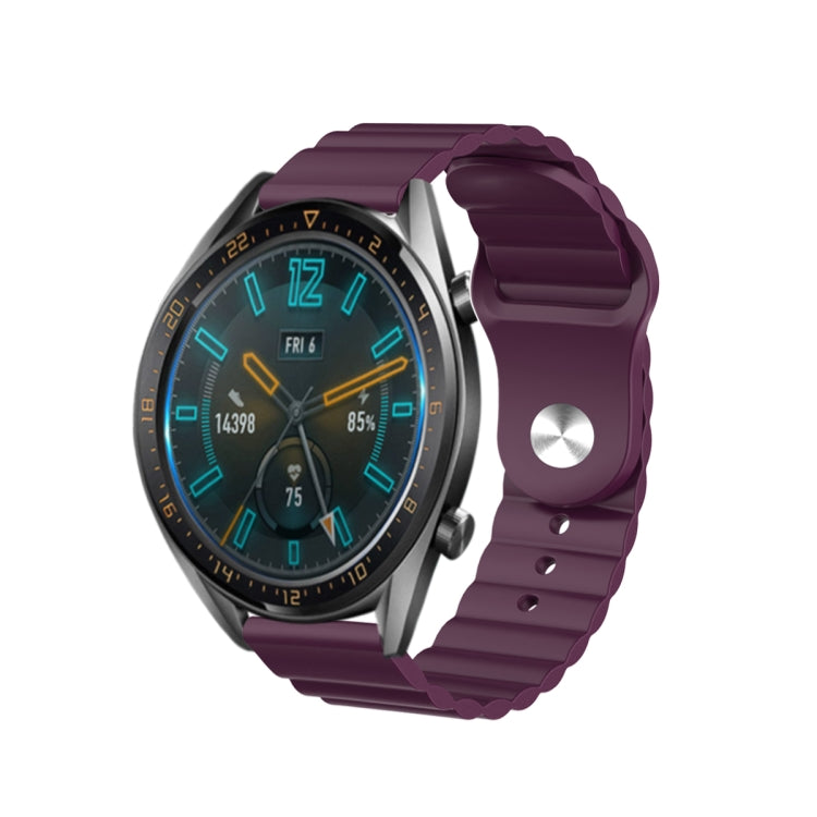 For Amazfit GTR 42mm 20mm Corrugated Silicone Watch Band