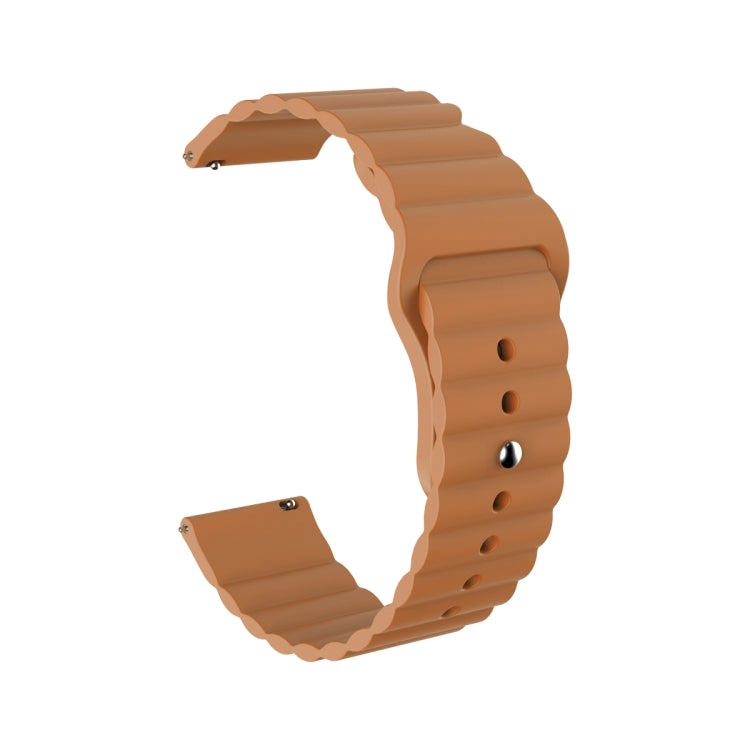 For Amazfit GTR 42mm 20mm Corrugated Silicone Watch Band