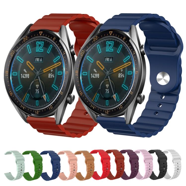 For Amazfit BIP 20mm Corrugated Silicone Watch Band