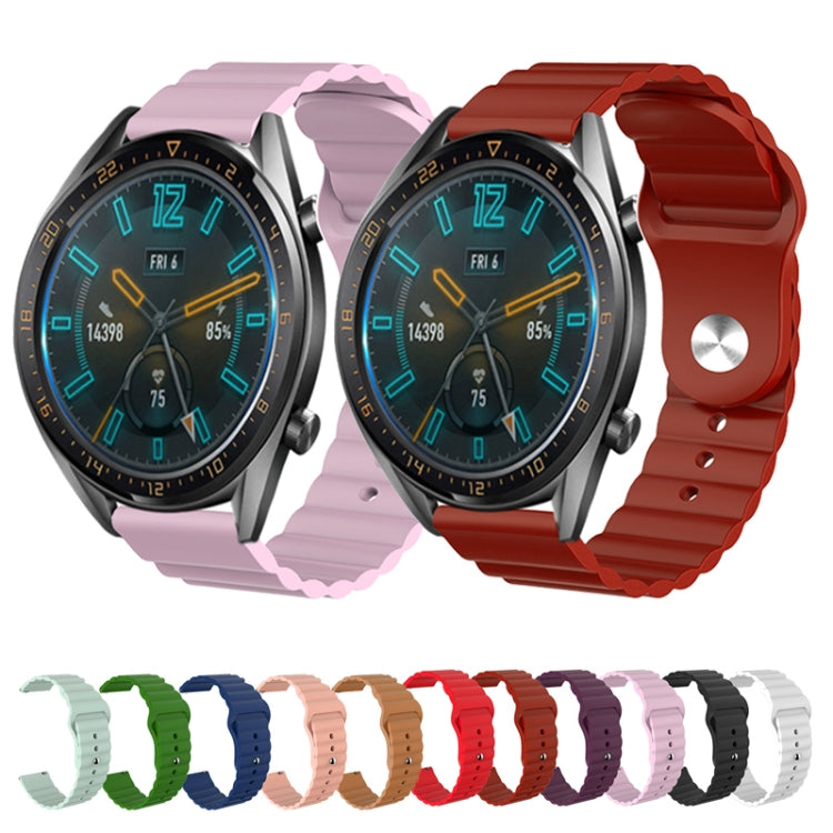 For Samsung Galaxy Watch Active 2 40mm 20mm Corrugated Silicone Watch Band
