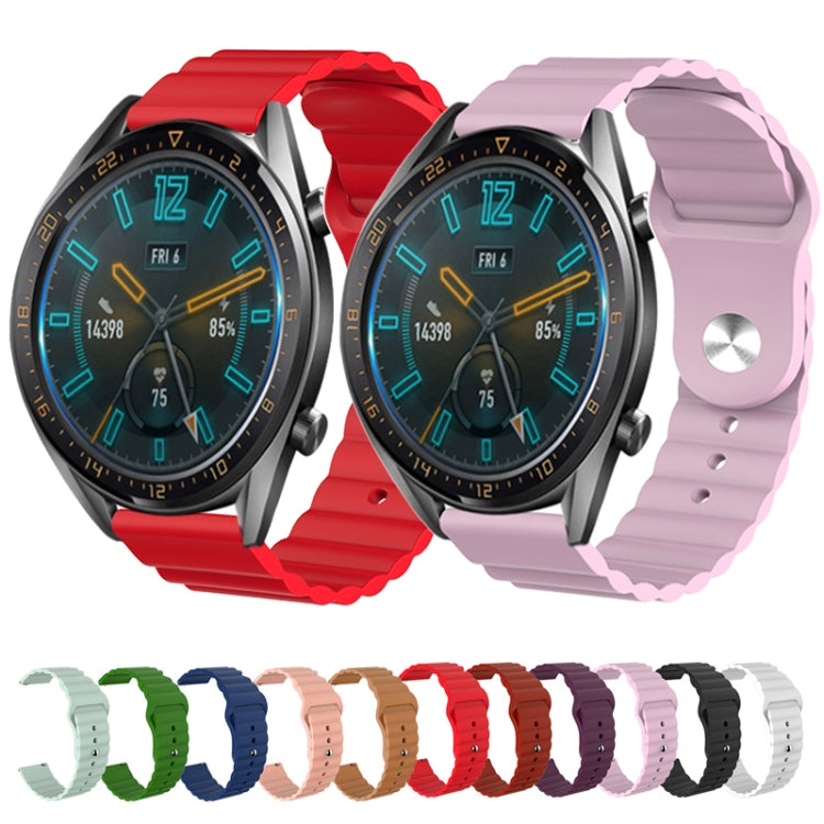 For Samsung Gear S2 Classic 20mm Corrugated Silicone Watch Band