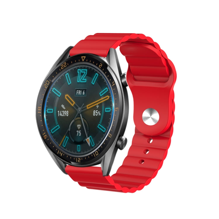 For Amazfit GTR 3 22mm Corrugated Silicone Watch Band