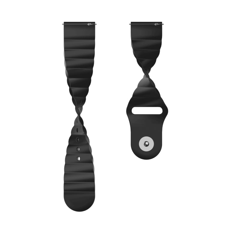 For Amazfit GTR 3 22mm Corrugated Silicone Watch Band