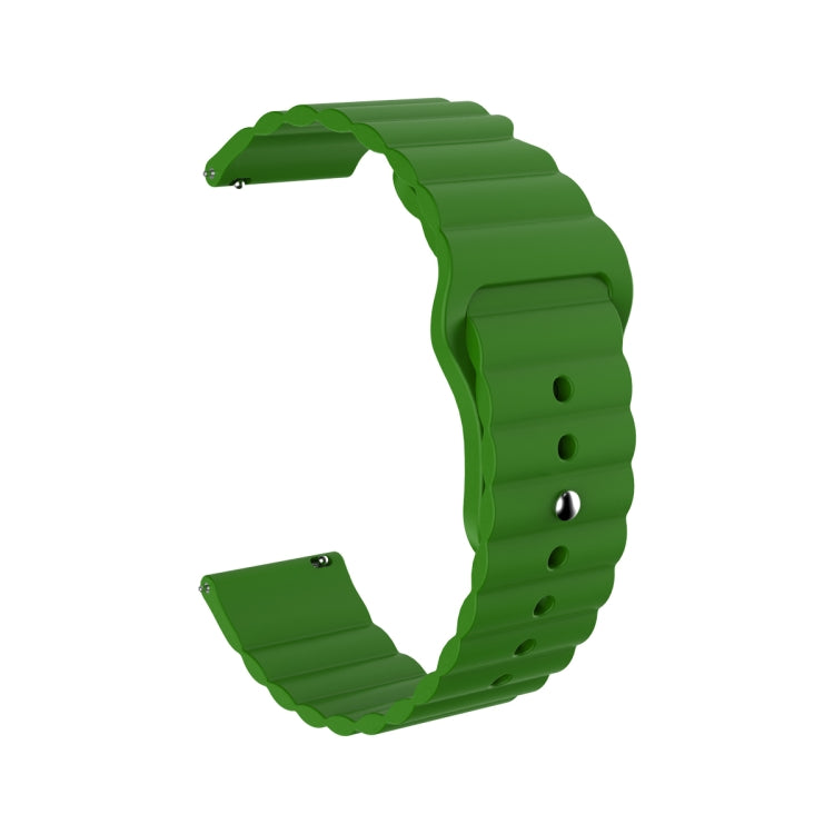 For Amazfit GTR 2 22mm Corrugated Silicone Watch Band