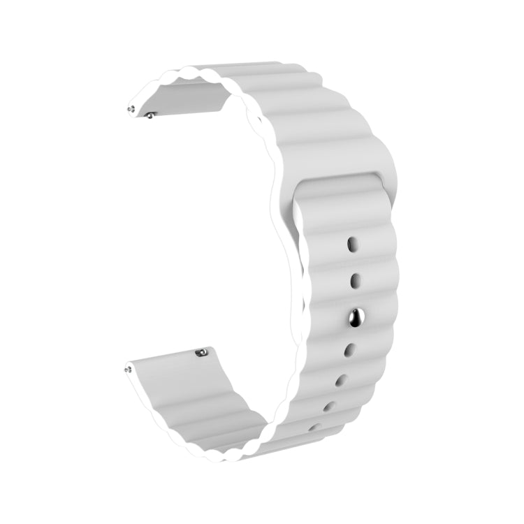 For Amazfit Stratos 22mm Corrugated Silicone Watch Band